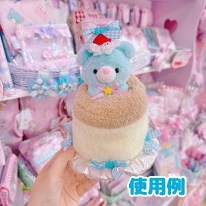 【A4】105-16ぬいぐるみが飾れるプリンのぬいぐるみ
