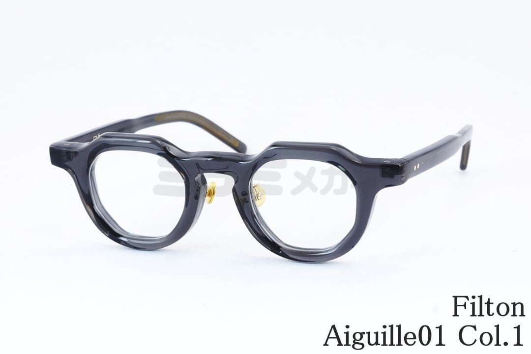 美品 Filton フィルトン サングラス Aiguille01 日本製 AG01 クラウンパント エギュイーユ Couleurs-2 クリアライトグレー 54000678 Filton フィルトン Aiguille01 col.6 - メガネとサングラスの通販