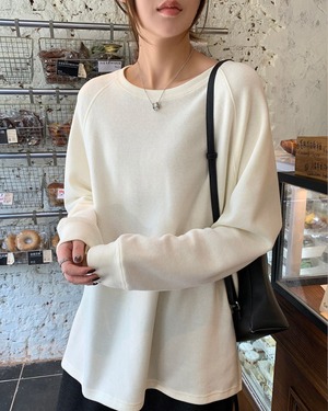 ラウンドネックプルオーバー 2color A0891