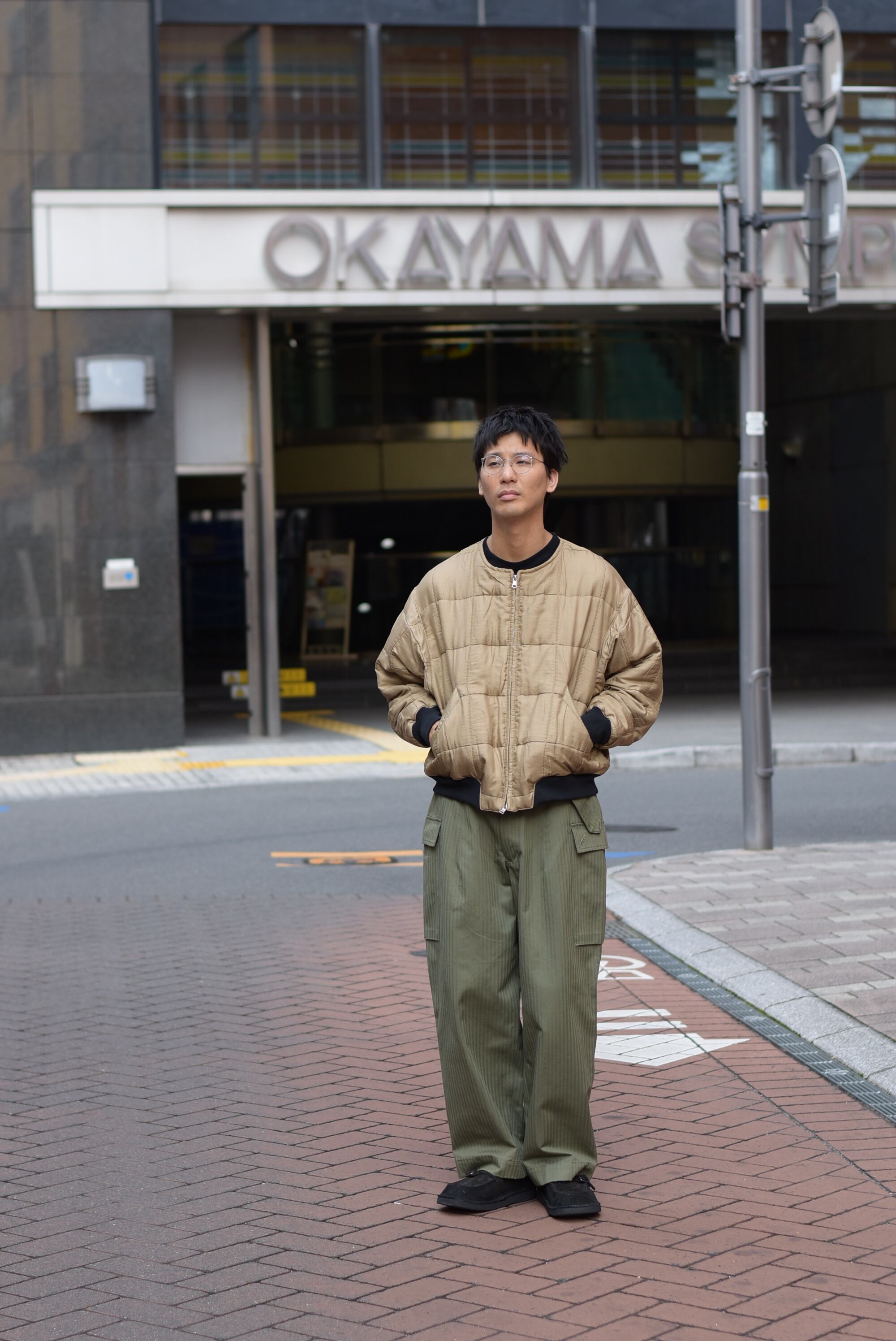 HAVERSACK】Silk Quilting No-Collar Blouson | theater(シアター)