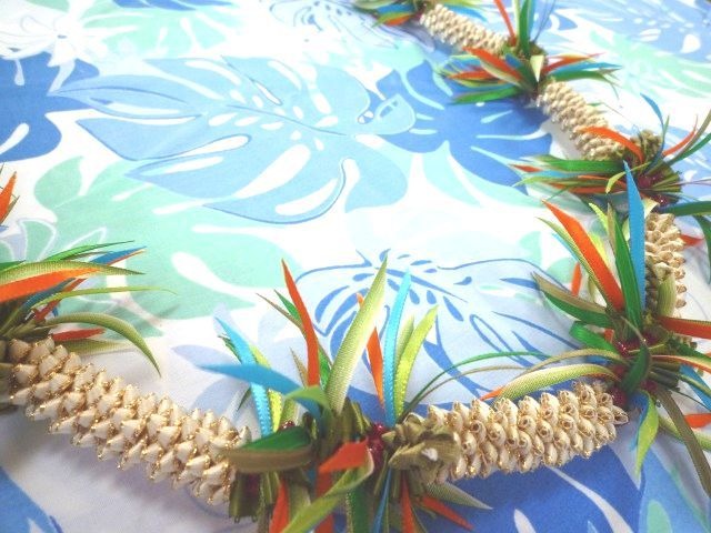 ハワイアンリボンレイ【（レシピなし）	パームツリー（やしの木）】　キット