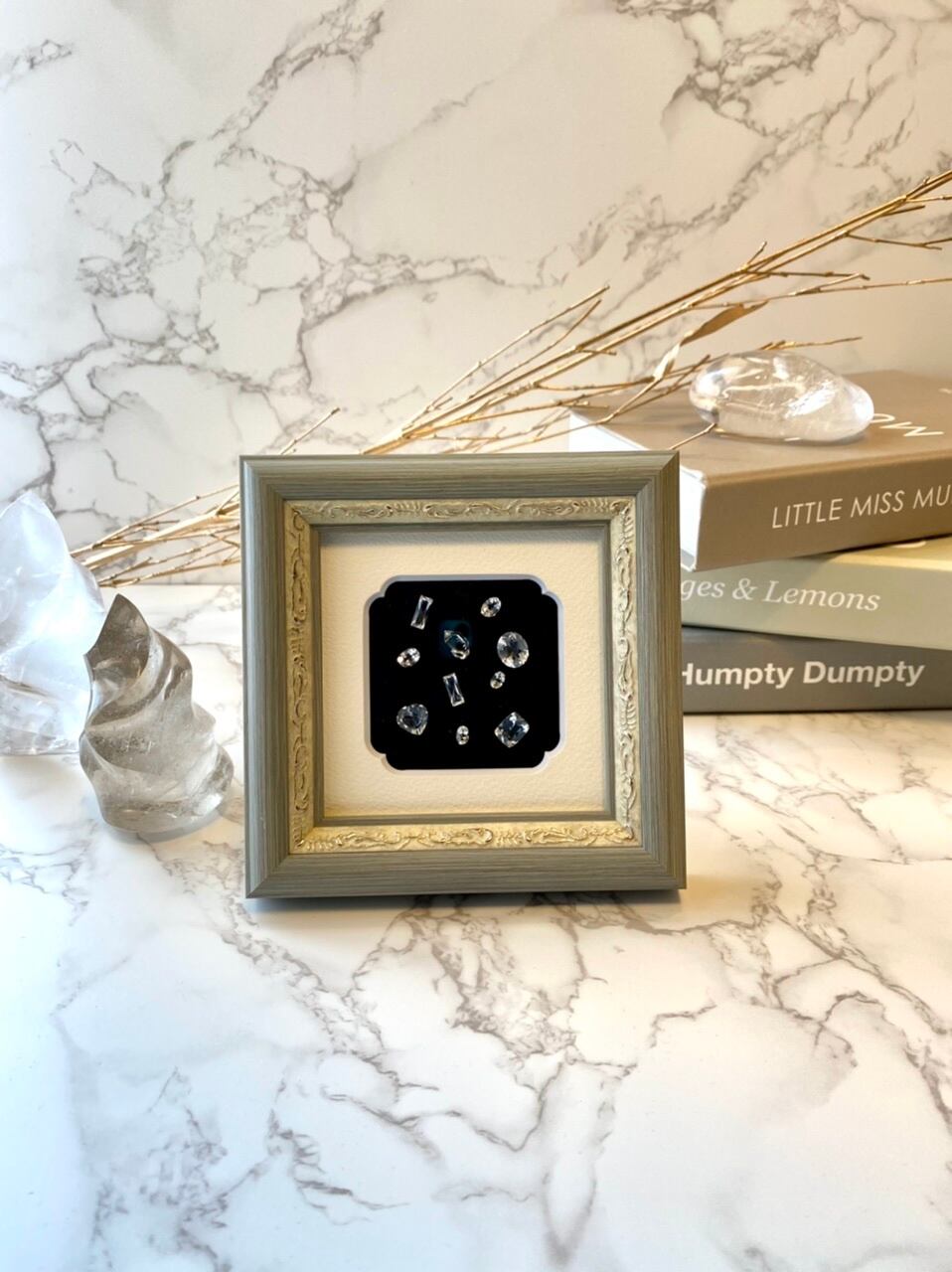 宝石の絵(額入り) Gem Frame（宝石額装アート） | Clione Style-部屋に飾る宝石
