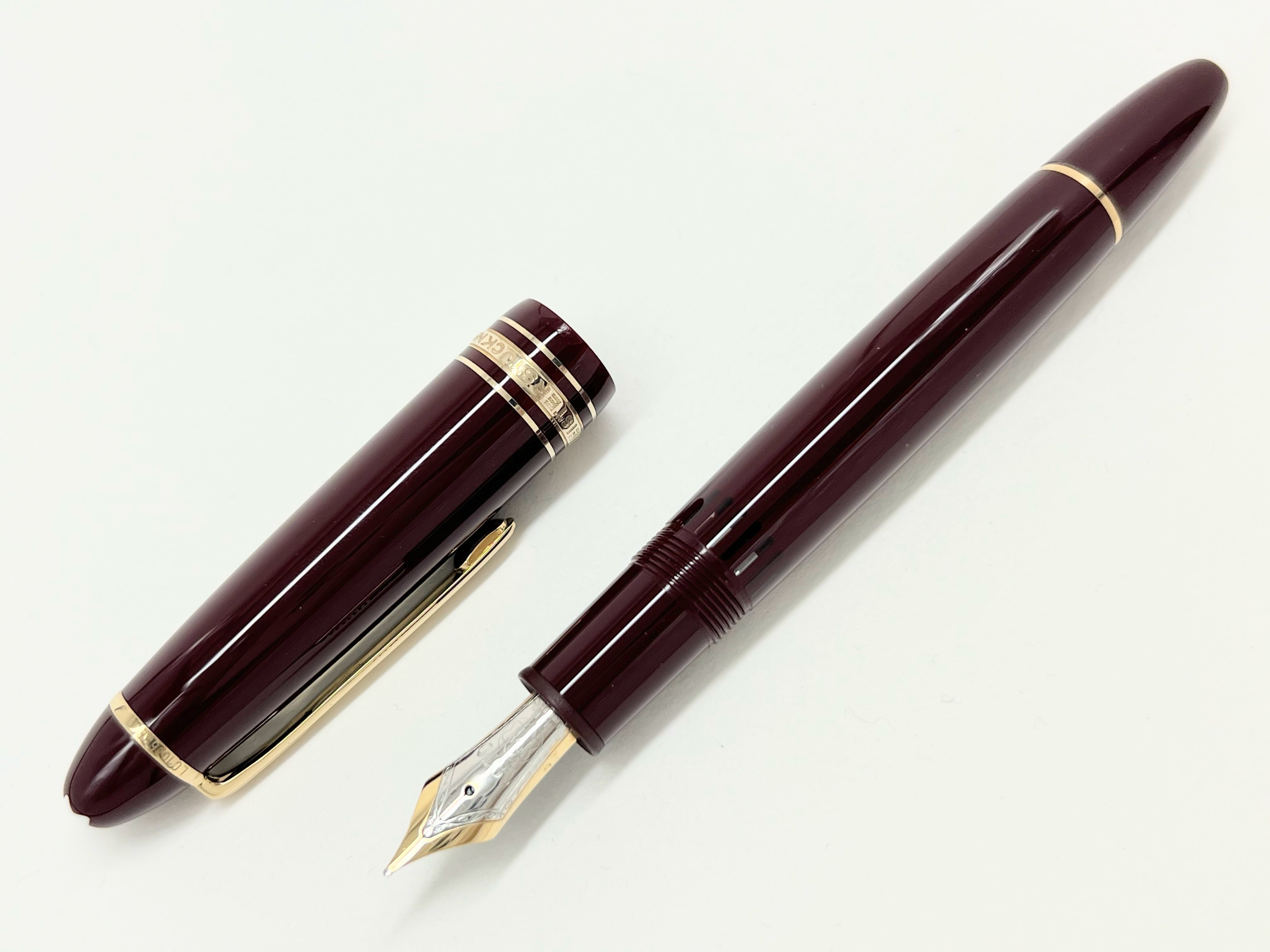 '00s　モンブラン マイスターシュテュック １４６ ボルドー　MONTBLANC MEISTERSTUCK 146　（中字）　14K　　　　　 02957 | 川口明弘の調整万年筆 powered by BASE