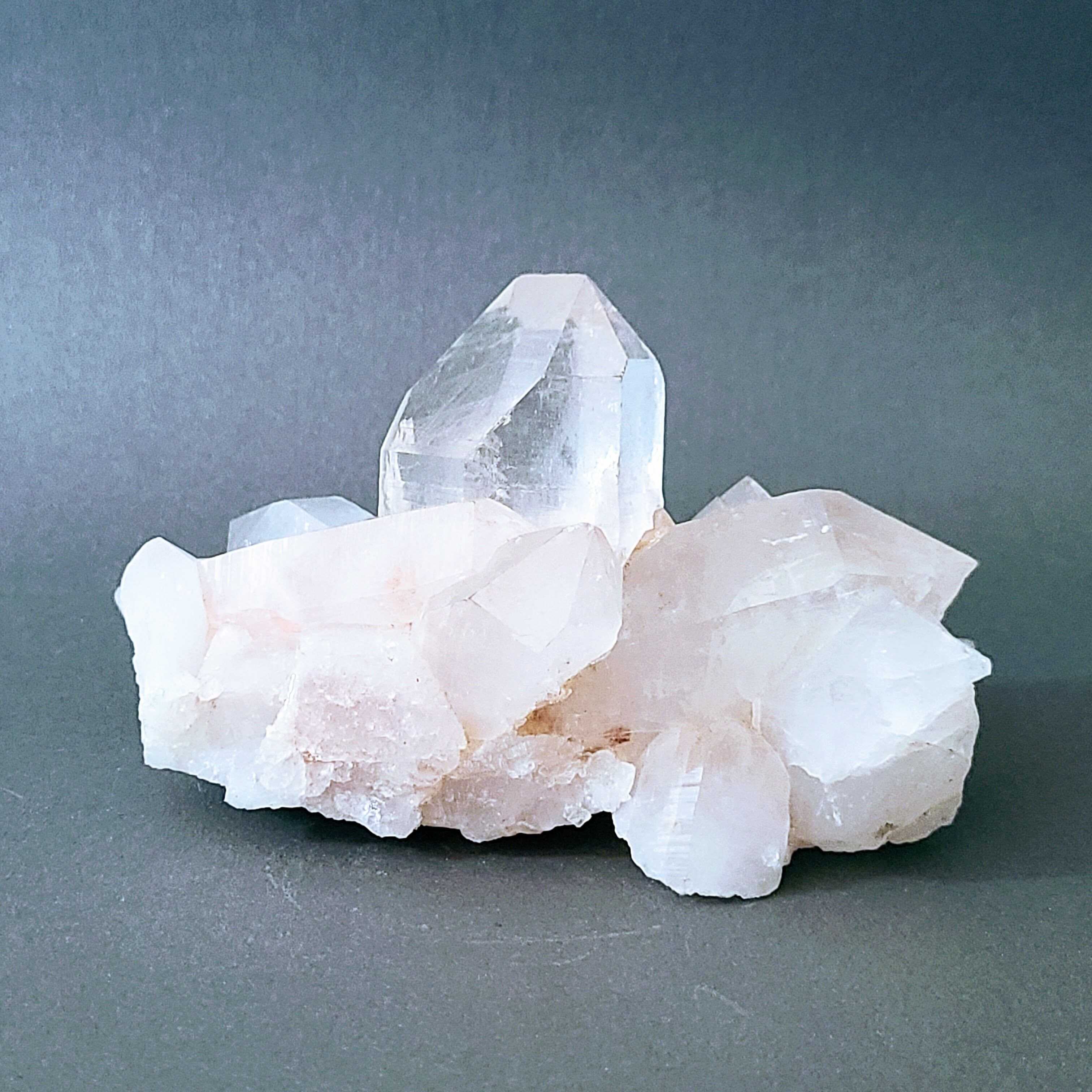 【⭐️高い霊力・エネルギー力‼︎⭐️】インド産 マニカラン水晶 クラスター 天然石