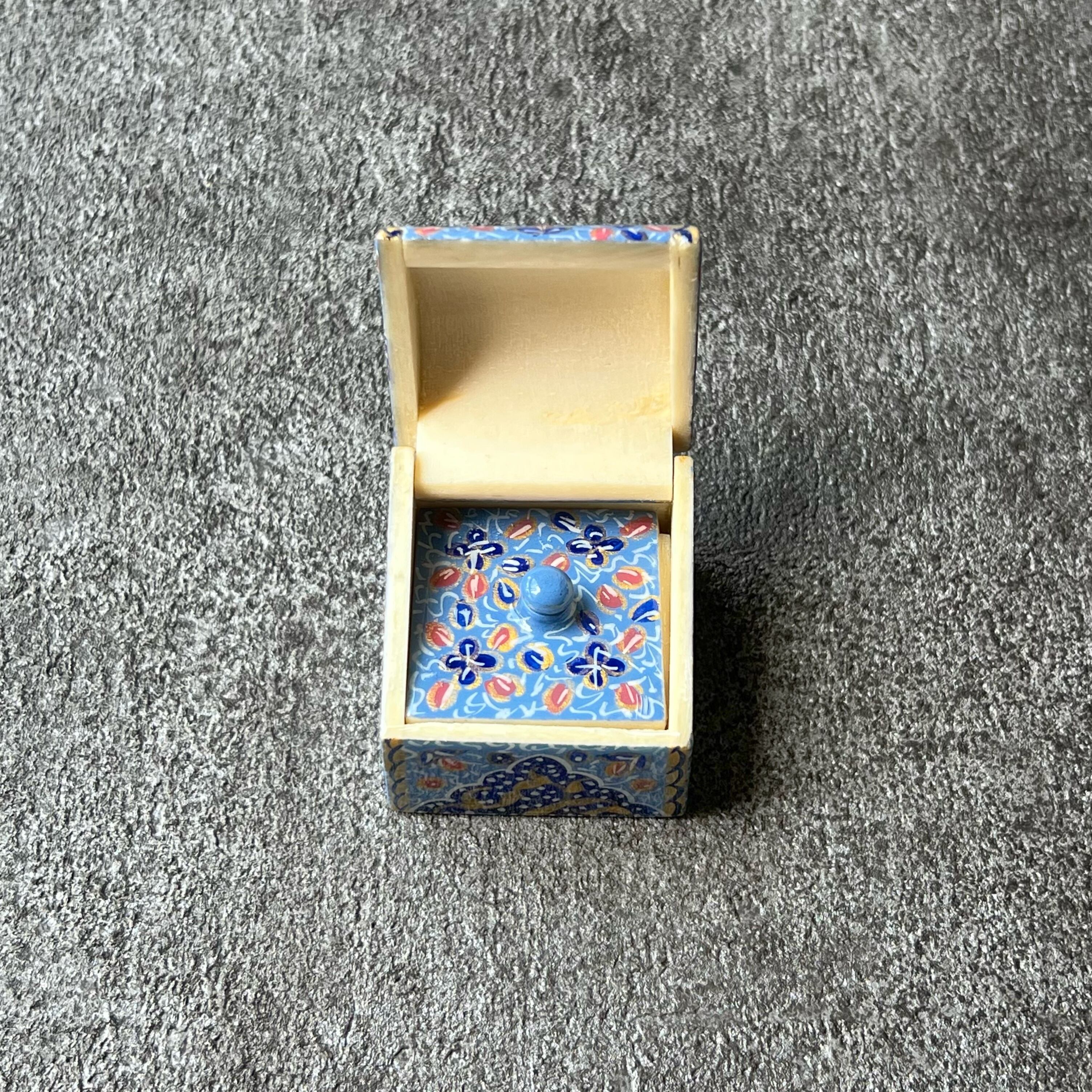 キャメルボーンの小箱 宝石箱 S ロイヤルブルー【JAABEH-036