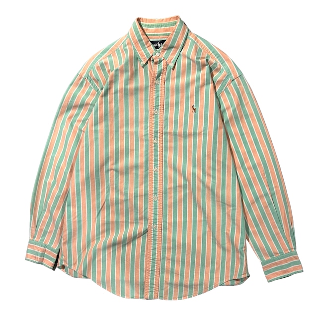 90's Ralgh Lauren Candy Stripe Shirts【DW905】