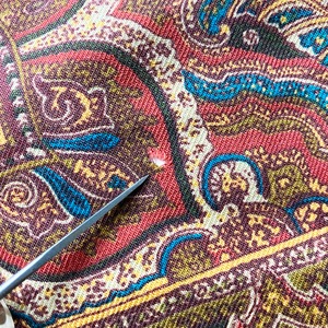 ETRO wool × silk large scarf
