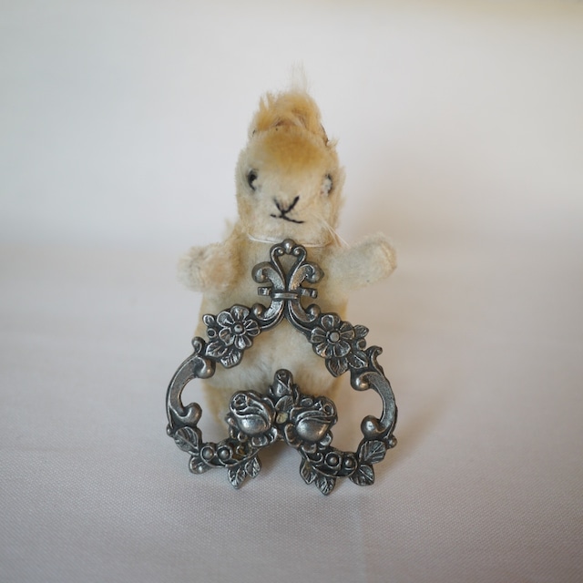 錫の飾り バラとハート オーナメント ドイツ