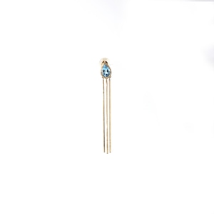 Mystic Tear Stone Single Earring