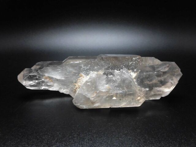 天然の両剣 【送料無料】【レア品】ブラジル産カテドラル水晶ダブルターミネーター　no.1