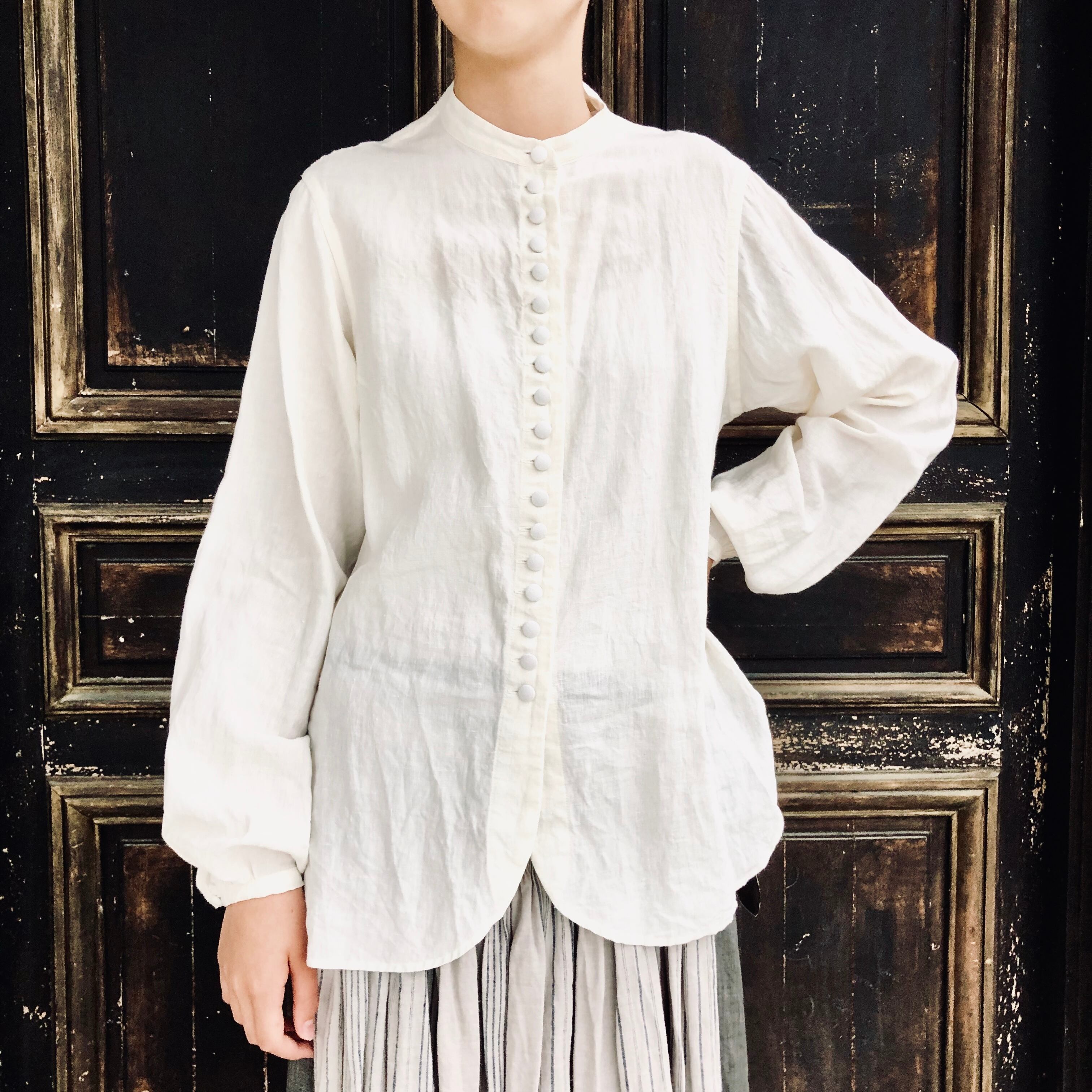 再入荷 ヴィクトリア シャツ（レプリカ） | リネン服とオーロラ