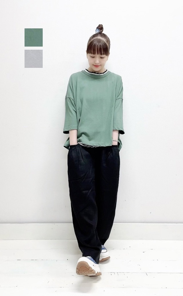 【HEAVENLY】Cotton Linen CS 5/S T-Shirt / 2424164