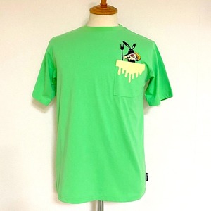 SHABBY Pocket Pizza T-shirts　 Green