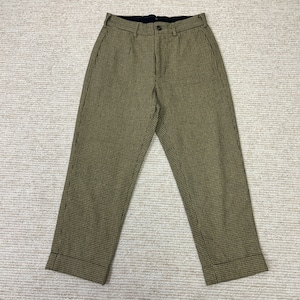 ENGINEERED GARMENTS HOUNDTOOTH WOOL SLACKS