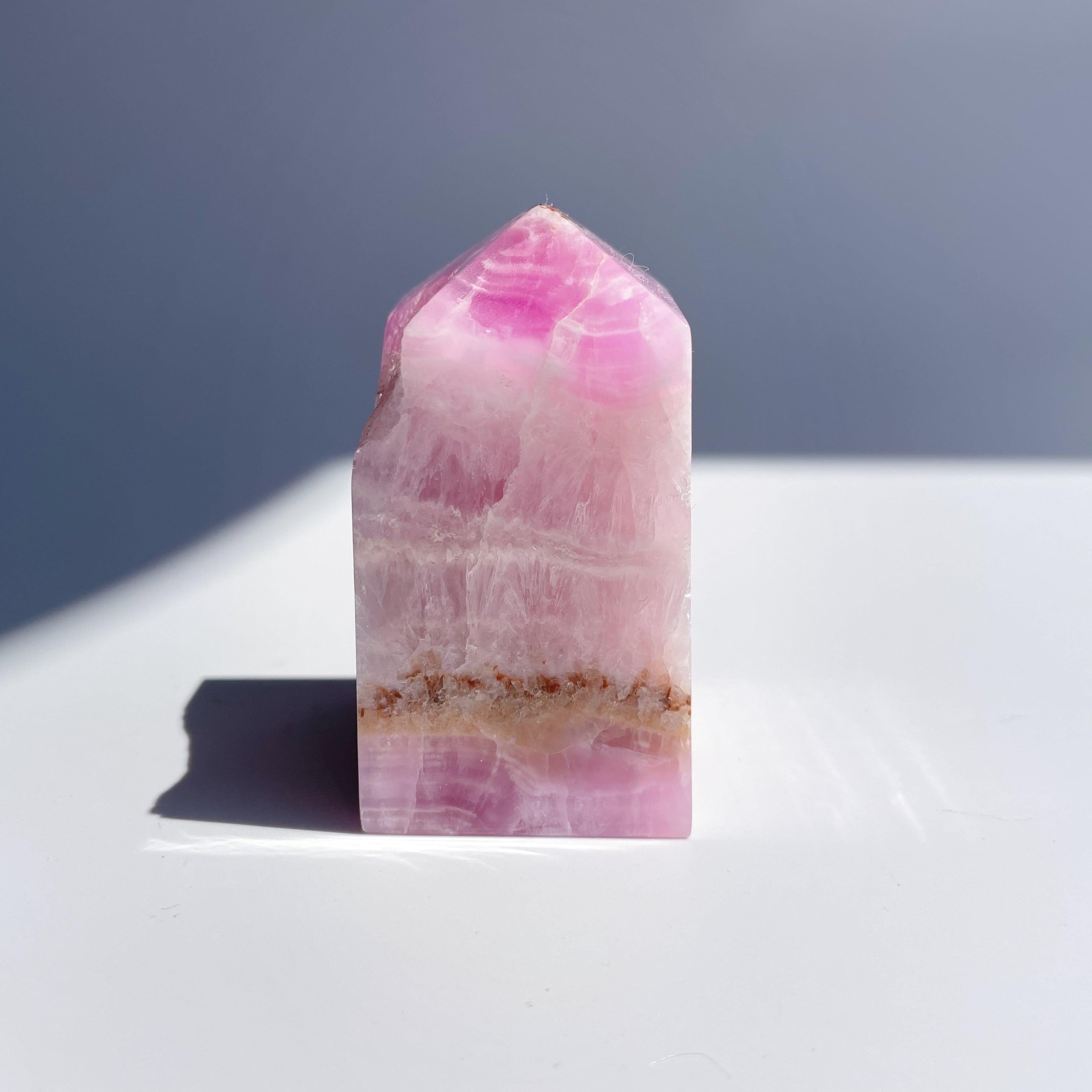 ピンクアラゴナイト（ハイクォリティ） タワー 25◇Pink Aragonite
