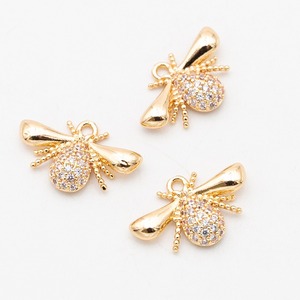 【H150-2】16K金属パーツ 蜂 1個