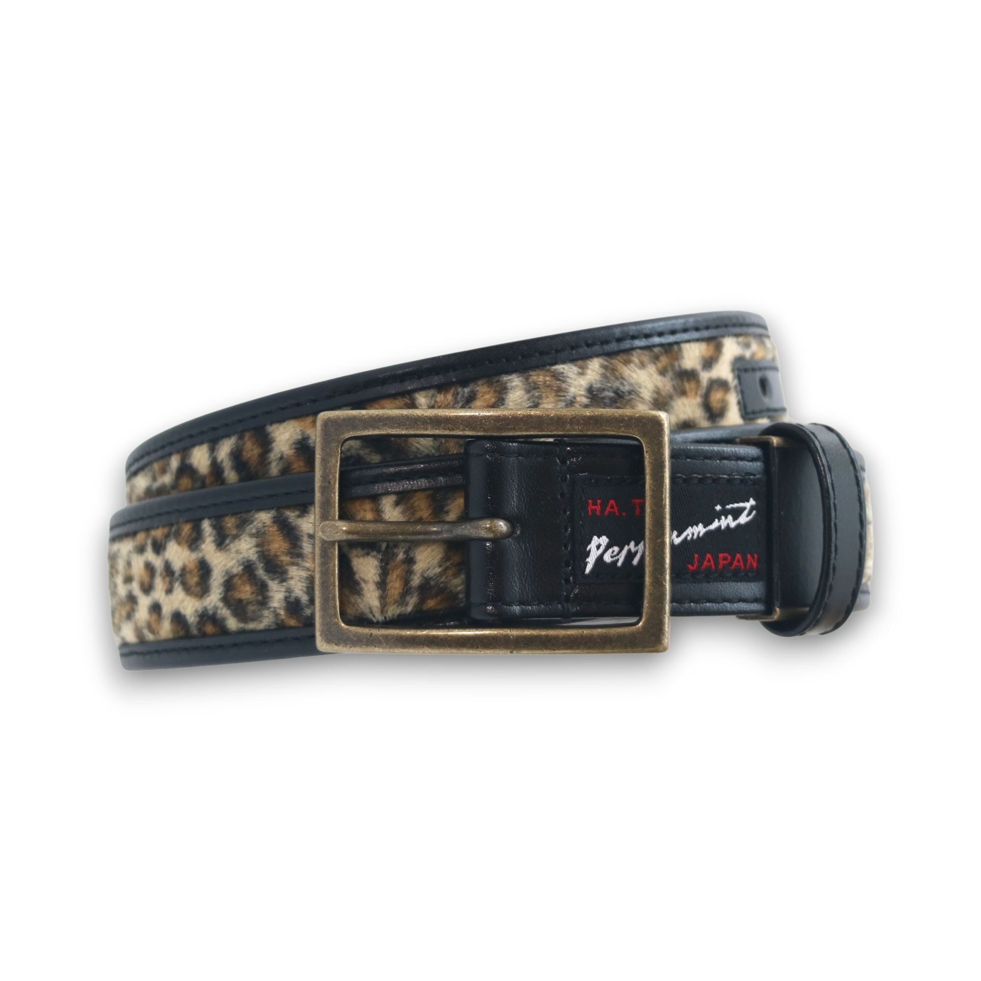 豹柄ベルト RSV-3712 黒 TOKYO PEPPERMINT ロカビリーファッション