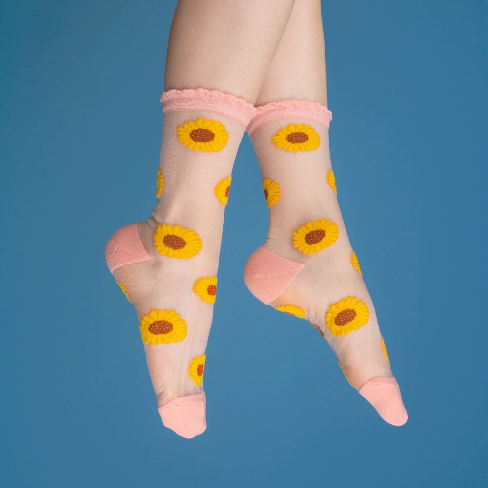 «即納» Coucou Suzette Sunflower Sheer Socks Sheer Socks ククシュゼット