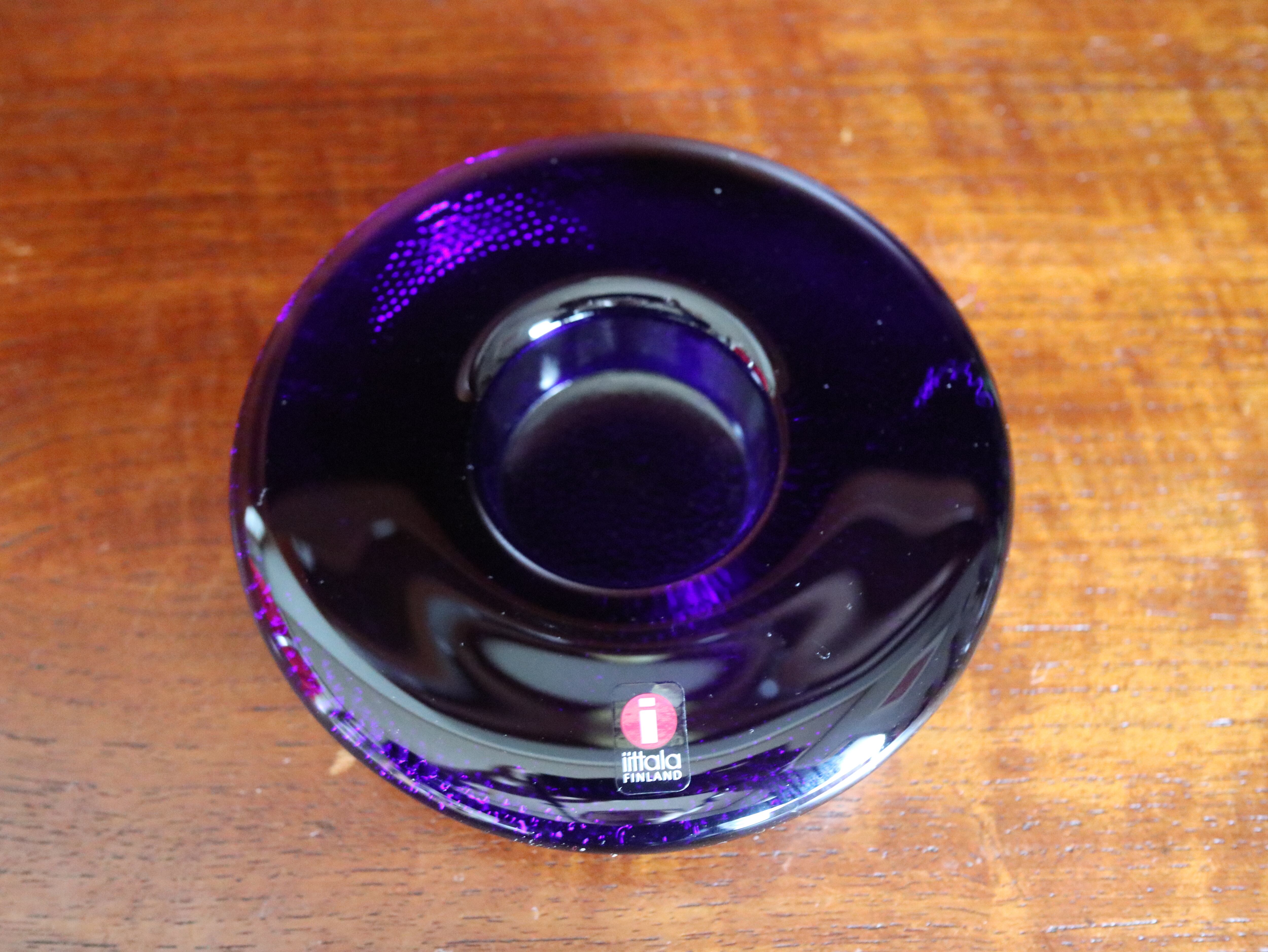 iittala Nappi (ナッピ) キャンドルホルダー コバルトブルー iittala Nappi (ナッピ) キャンドルホルダー コバルトブルー