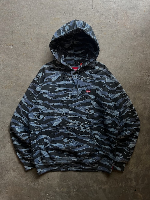 Supreme カモフラ柄 プルオーバーパーカー スモールボックスロゴ