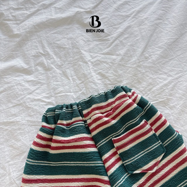 《送料無料》予約:パフュームボーダーパンツ【BIENJOIE】