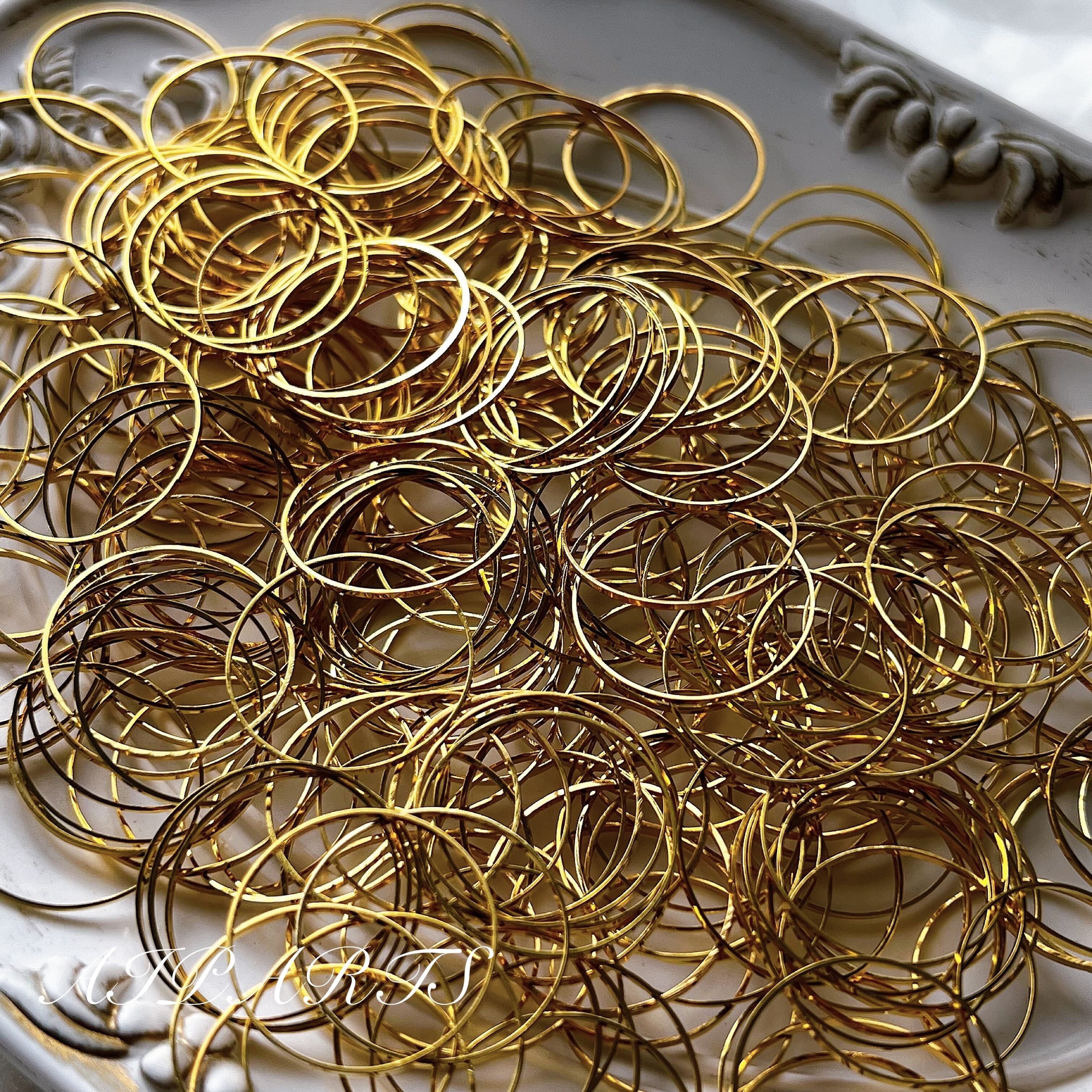 リング サークル コネクター 輪っか 金具 接続パーツ レジン用品