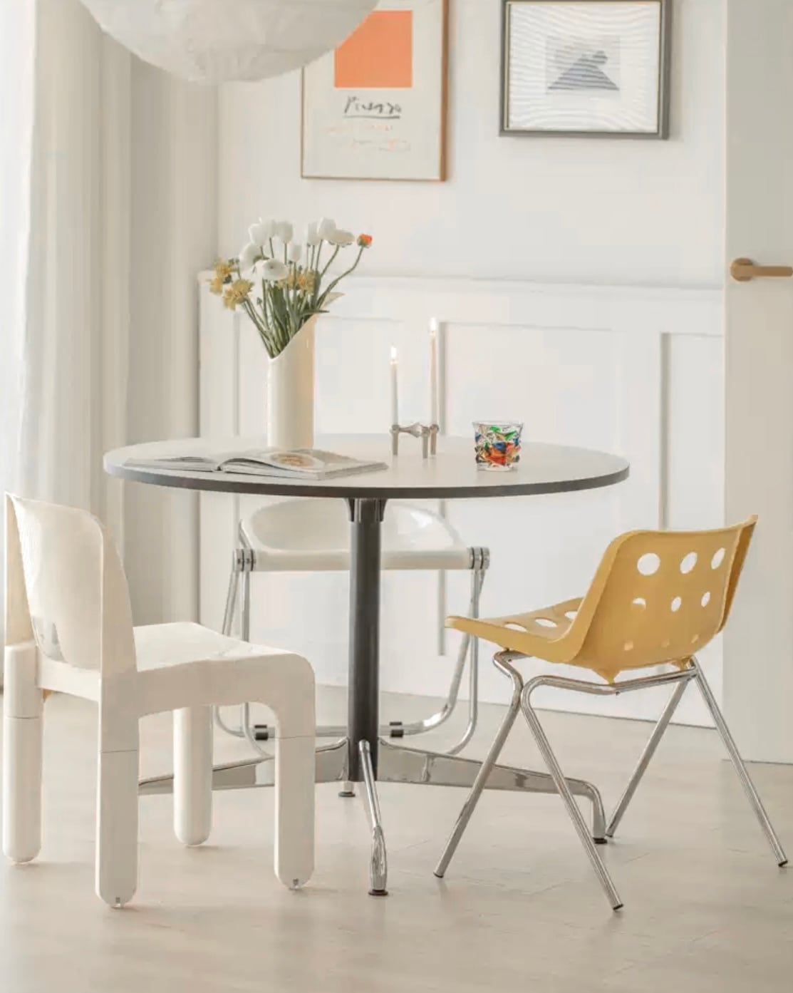 ミッドセンチュリー　チェア　イエロー ミッドセンチュリー チェア イエロー 【公式通販】