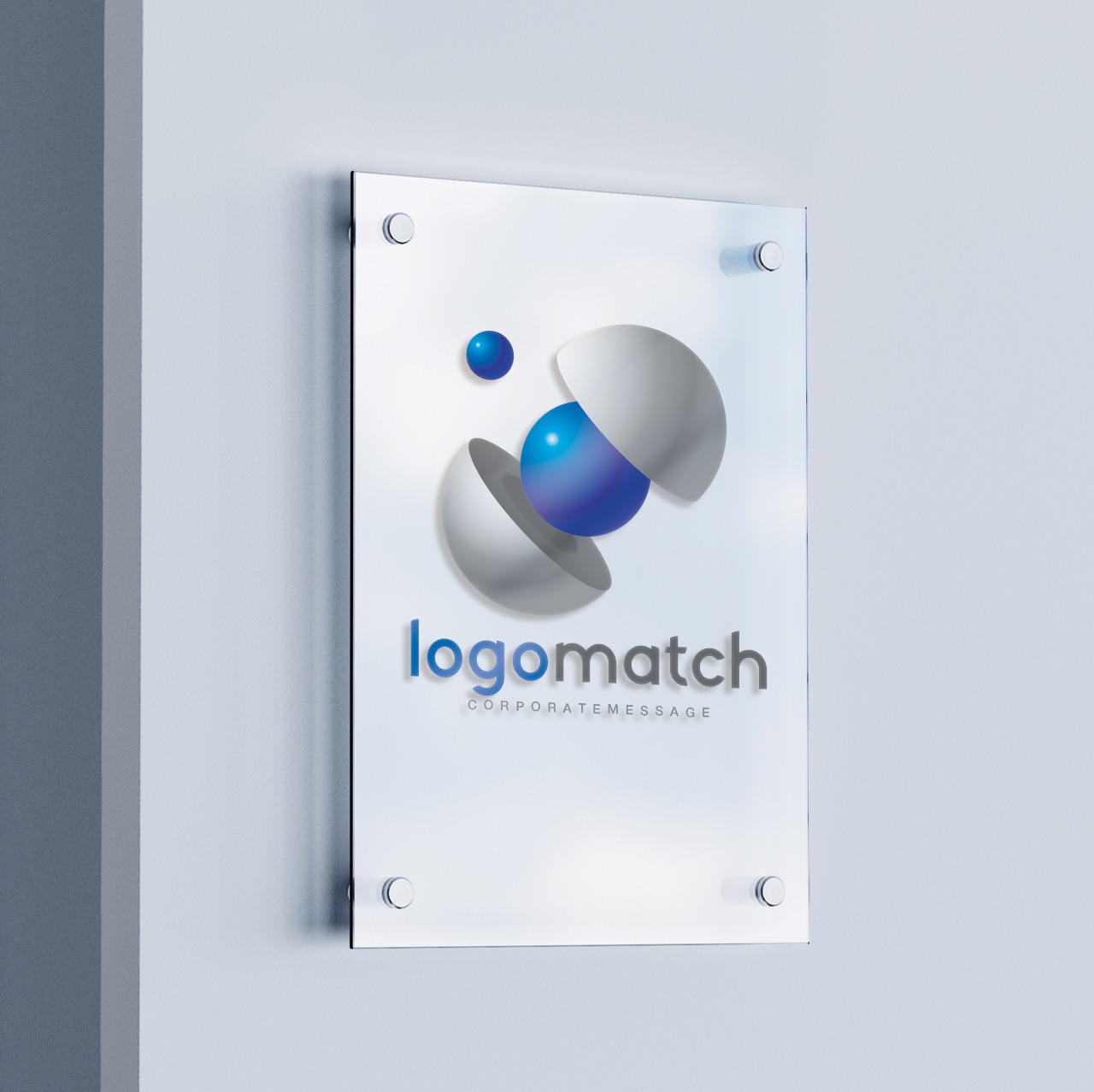 パワフルな分子のロゴ