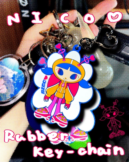 unaiukino / NICO♡ラバーキーホルダー