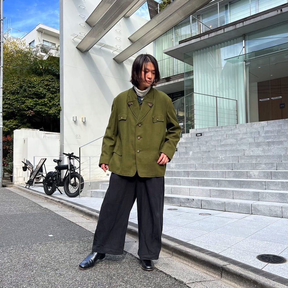 ジャケット・アウター Vintage tyrolean Loden Coat Vintage Original Tyroler Loden Coat Trench Wool 90s Military
