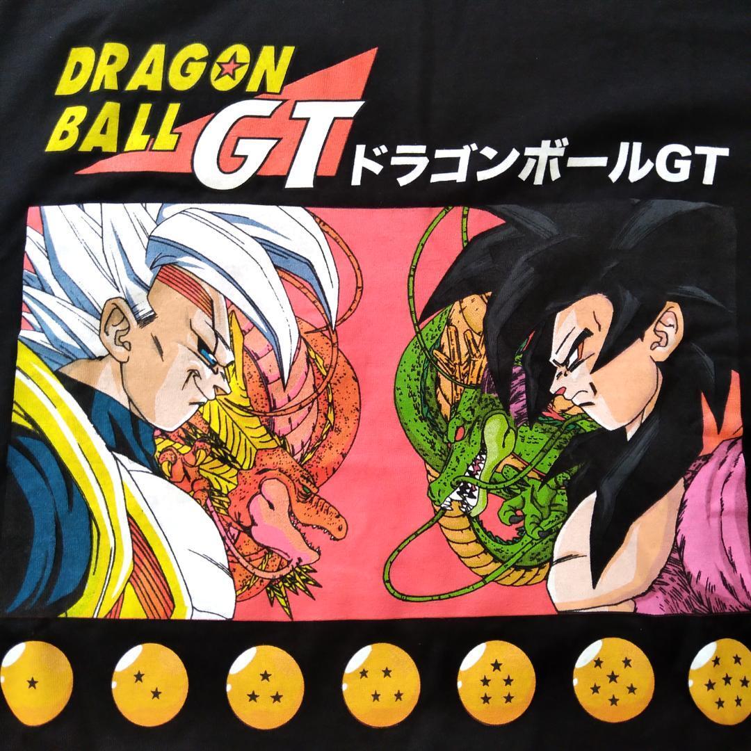 ドラゴンボールGT Tシャツ 黒 アニメTシャツ オフィシャル ドラゴンボールGT Tシャツ XLサイズ 黒 アニメTシャツ