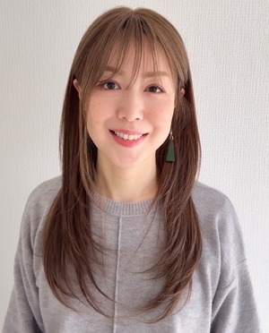 3Dウィッグ 未カット 55cm ベージュブラウン系ミックス