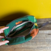 【MALAGUETA マラゲッタ】BOXポーチ小 グリーン