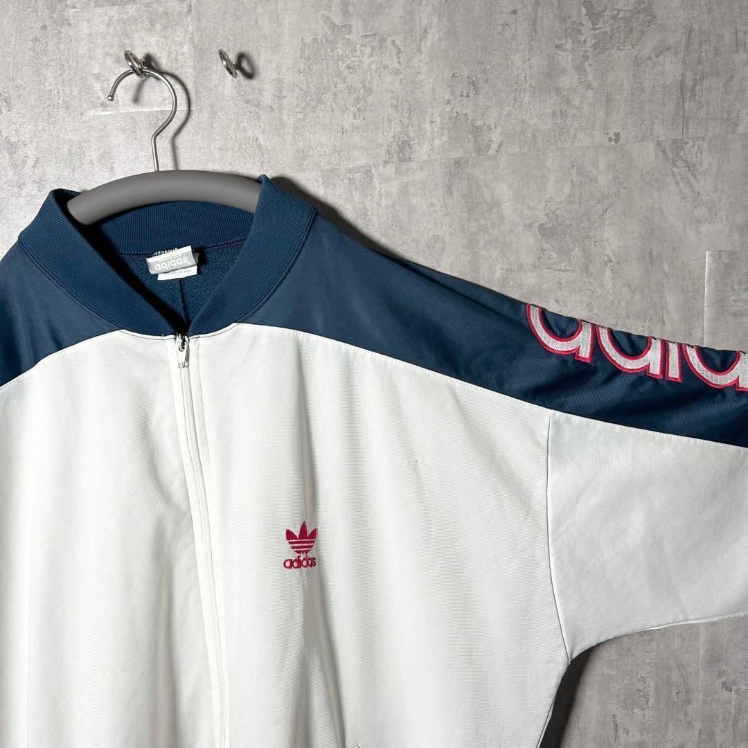 希少】アディダス トラックジャケット 80s 銀タグ USA ラグラン 希少】アディダス トラックジャケット 80s 銀タグ USA ラグラン
