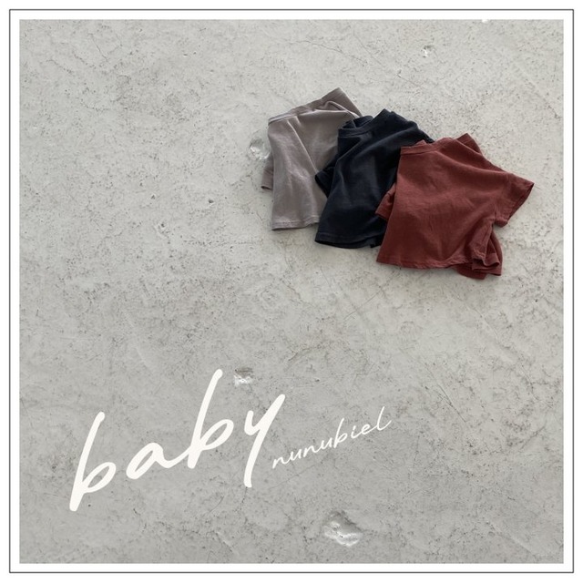 【 予約商品／baby＆kids掲載 】2025夏新作 nunubiel  ヌヌビエル  デイリートップス