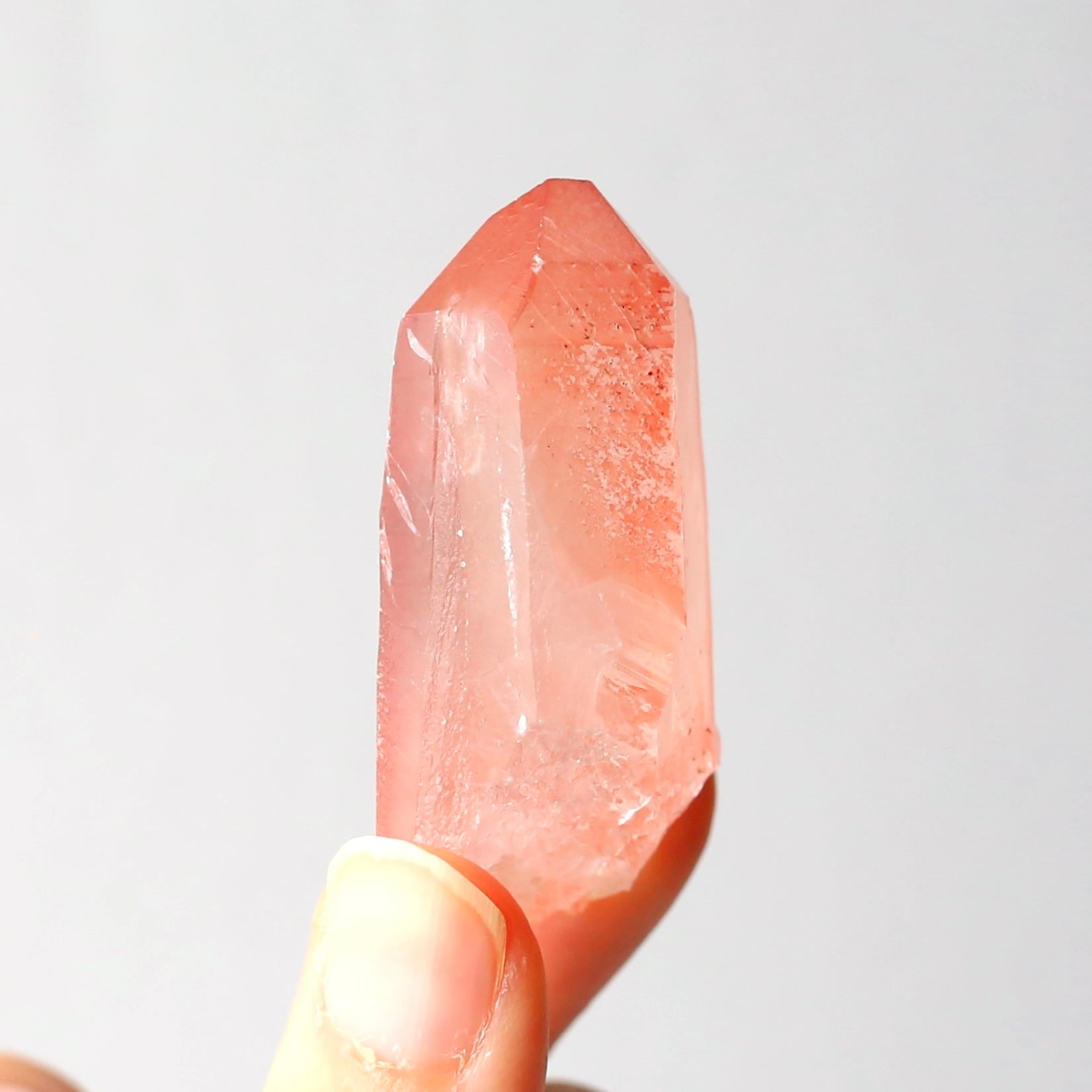 タントリックツイン ディープピンクレムリアンシード 天然石 水晶 鉱物 一点物 タントリックツイン ディープピンクレムリアンシード 天然石 水晶 鉱物