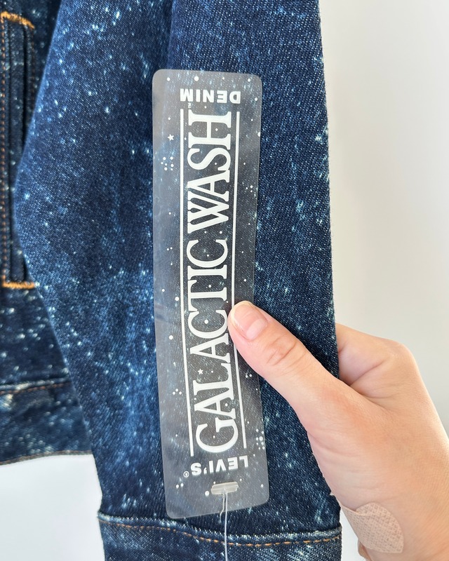 -Deadstock Levi's- Vintage 80s XS 70507 GALACTIC WASH Denim Jacket made in USA