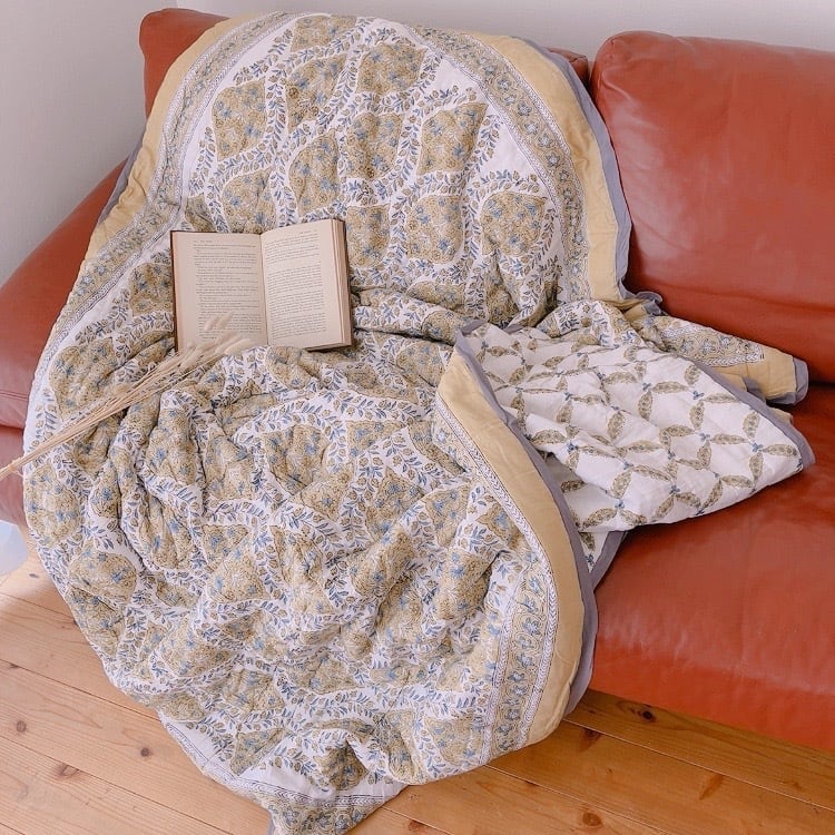 綿入りキルト | ブロックプリントキルト専門店 KUUP / カンタキルト