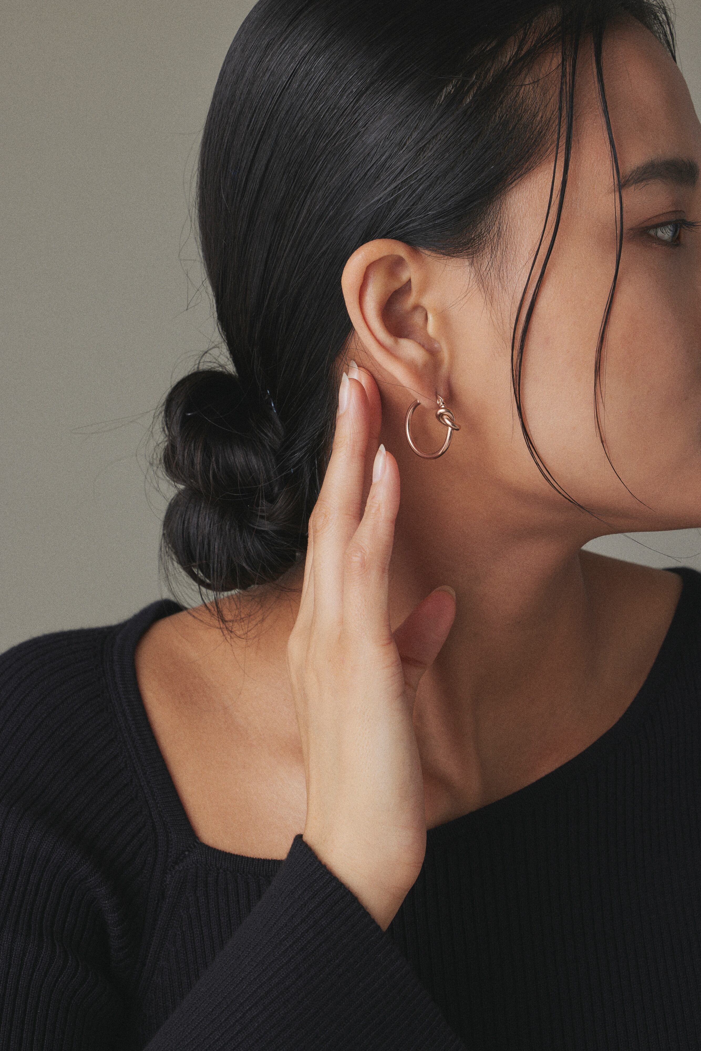 ノットデザイン フープ ピアス MP139 | emu