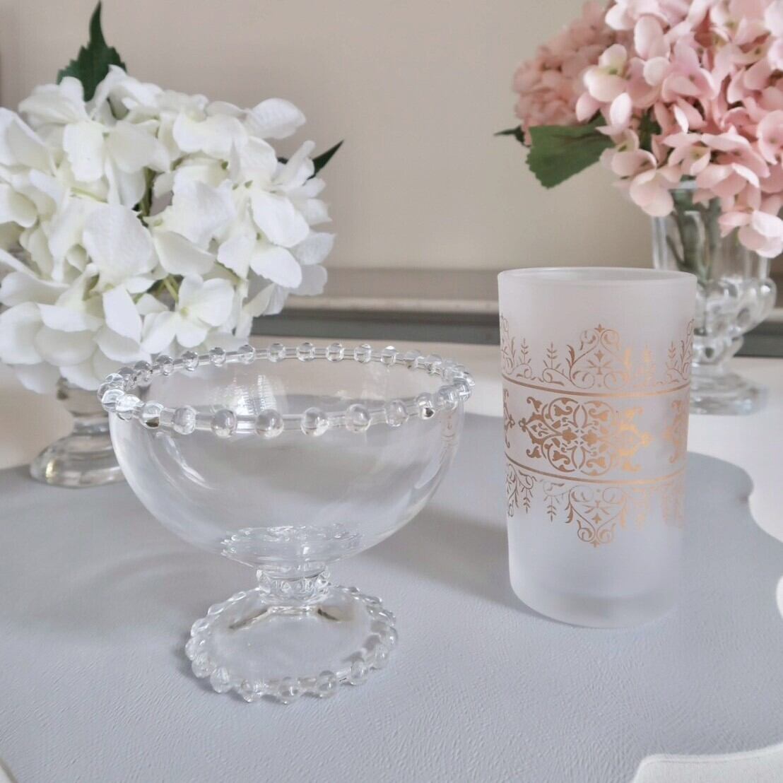 Glass compote / クリアドッド ガラスコンポート | BONNE CHANCE