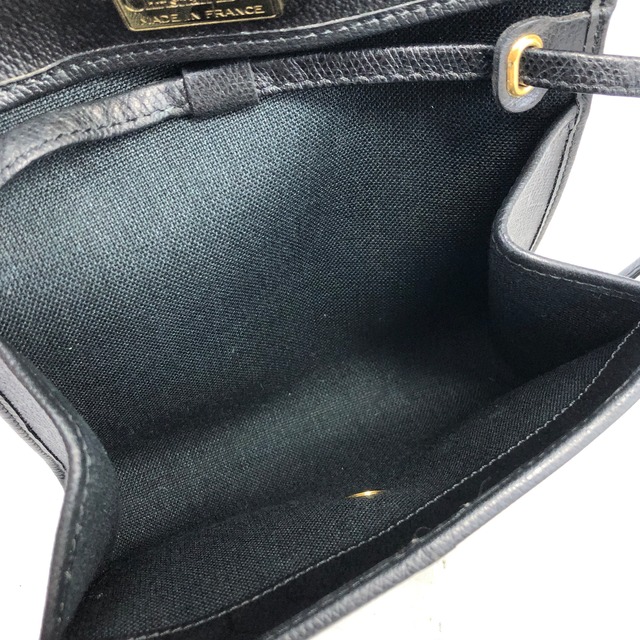 Christian Dior  ディオール ハニカム柄 PVC チェーン ミニバッグ ショルダーバッグ ブラック vintage ヴィンテージ オールド gxbk7s