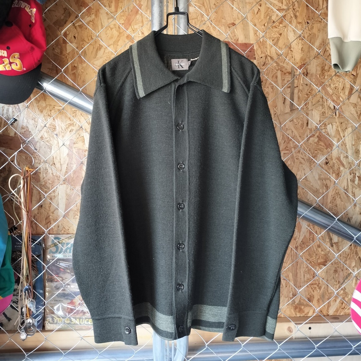 Calvin Klein カルバンクライン 90s ヴィンテージ 襟付きニット 