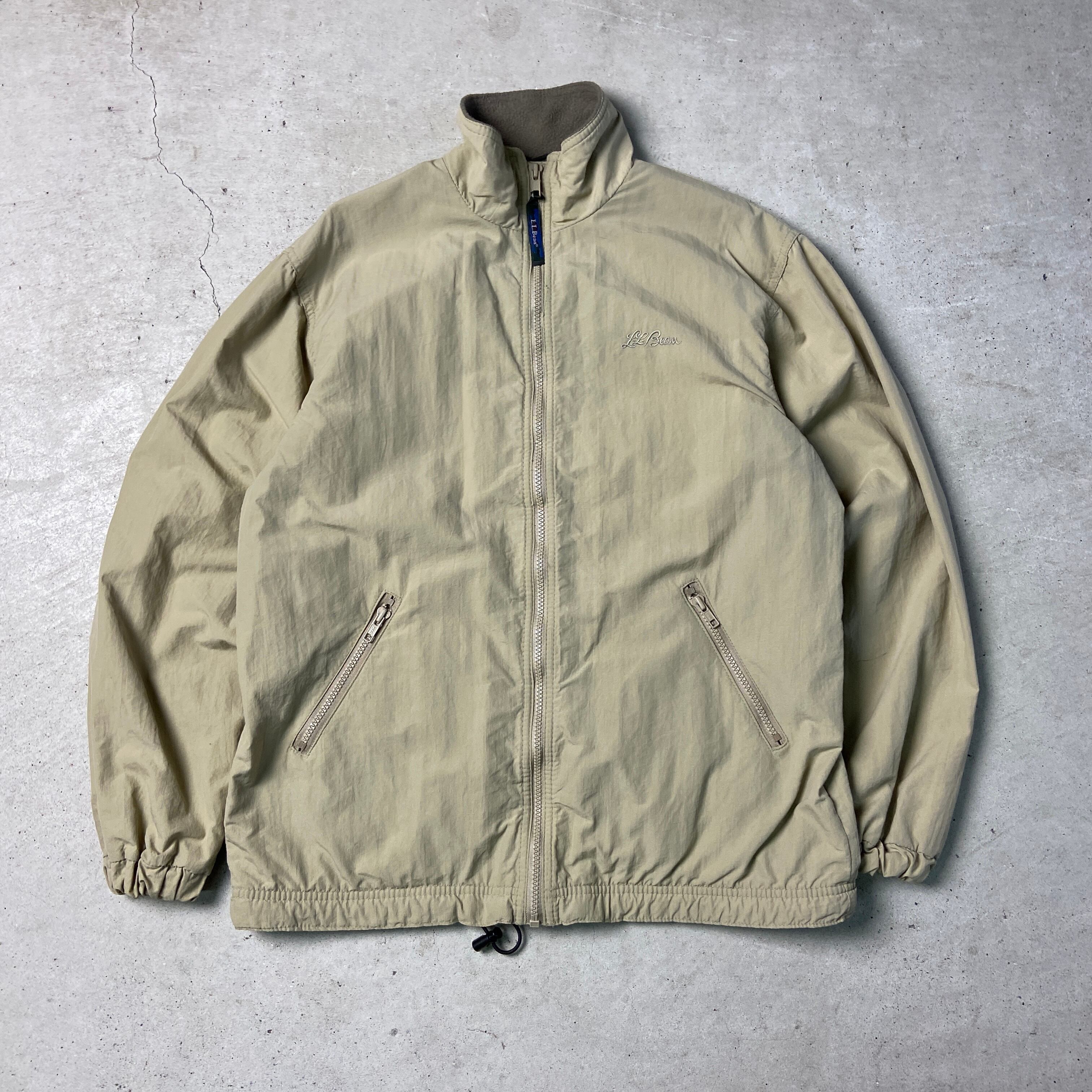 80年代 L.L.Bean エルエルビーン THREE SEASON JACKET メンズM相当 古着 90s ヴィンテージ ビンテージ  フリースライナー ナイロンジャケット ベージュ グレー【アウトドアジャケット】 | cave 古着屋【公式】古着通販サイト