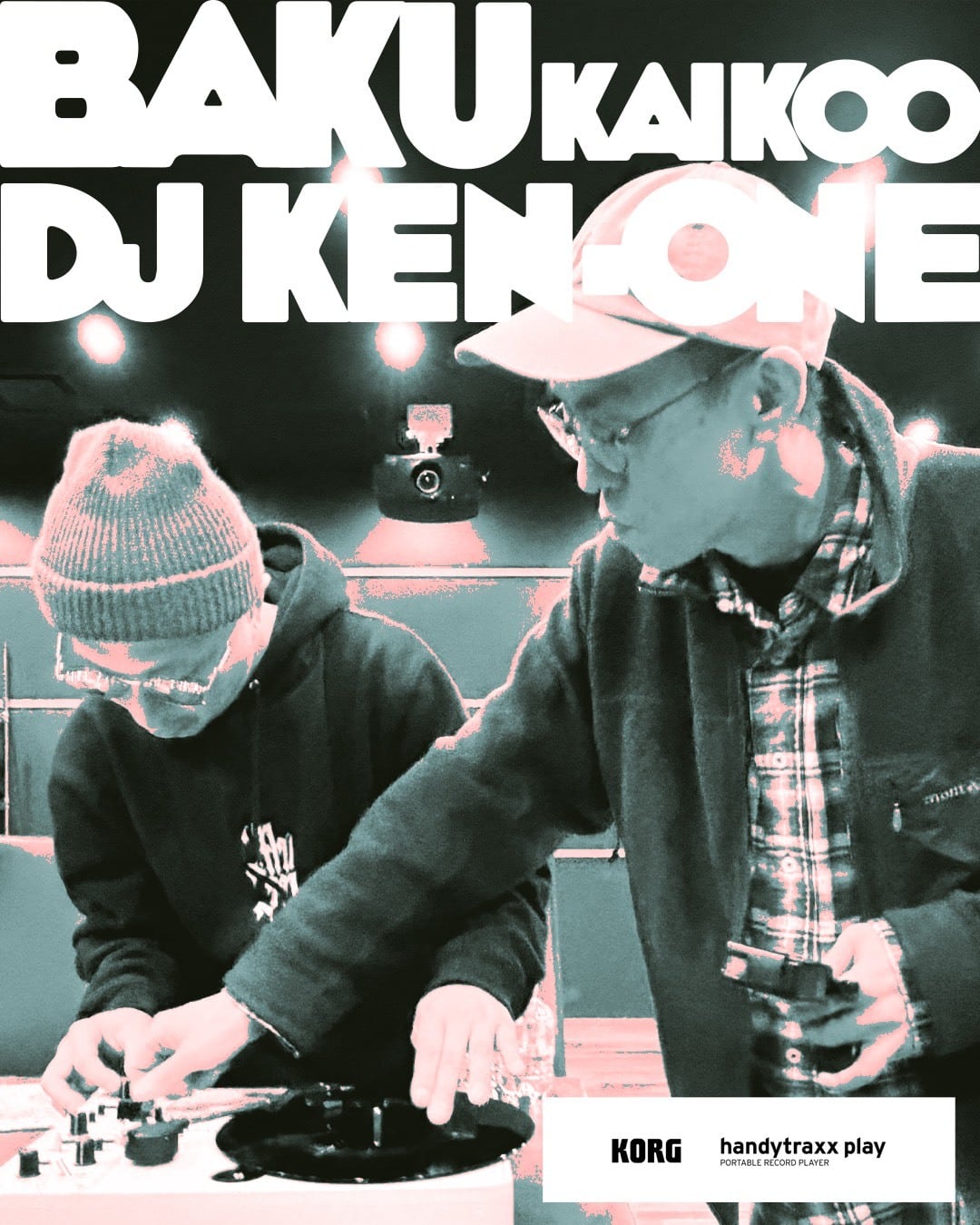 邦楽 BAKU & DJ KEN-ONE Scratch Tool for KORG BAKU & DJ KEN-ONE / 7inch Scratch Tool for KORG handytraxx play