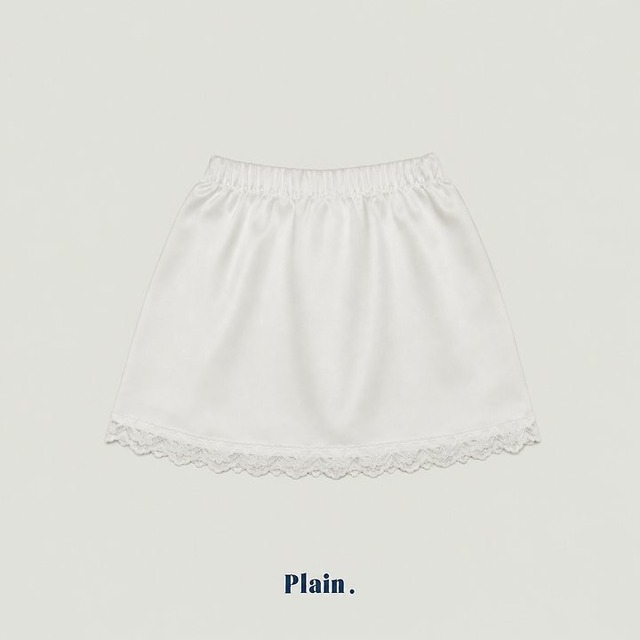 【取寄/韓国直送】Plain.レースサテンスカート｜韓国子供服｜26/AT