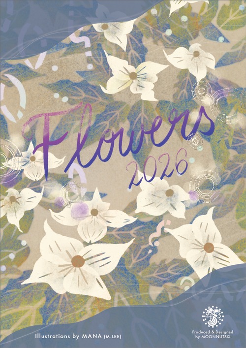 2026年カレンダー『FLOWERS』A3壁掛け4月始まり【予約販売・第二弾】の画像
