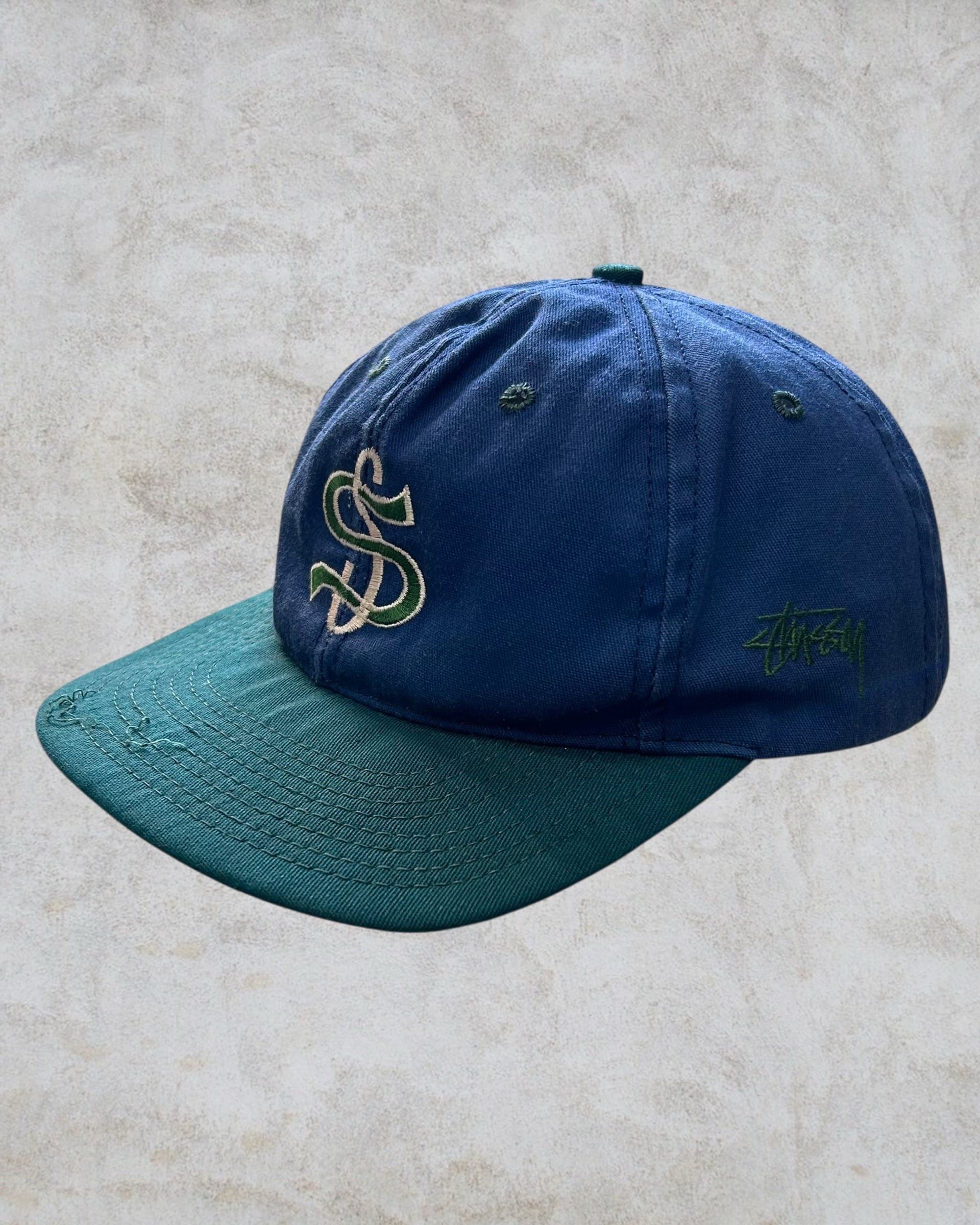 90's old stussy Stock Logo Cap “白タグ”【高円寺本店】 | curb