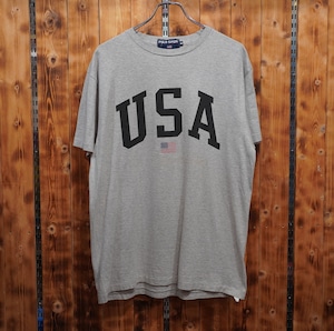 90s polosport ralphlauren USAロゴ Tシャツ M/ポロスポーツ ラルフローレン