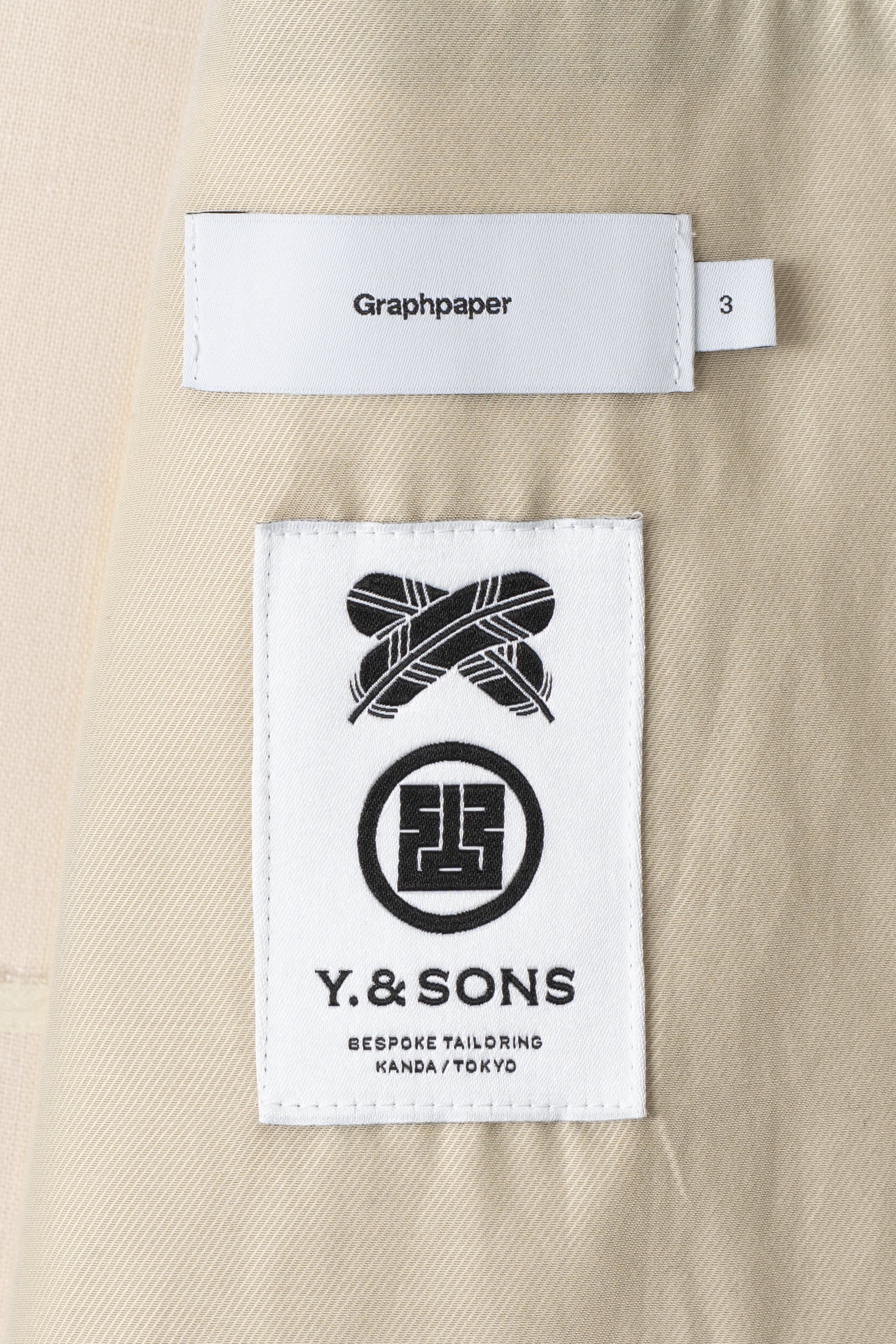 コート/Y. ＆ SONS × Graphpaper / Light Melton Oversized Coat