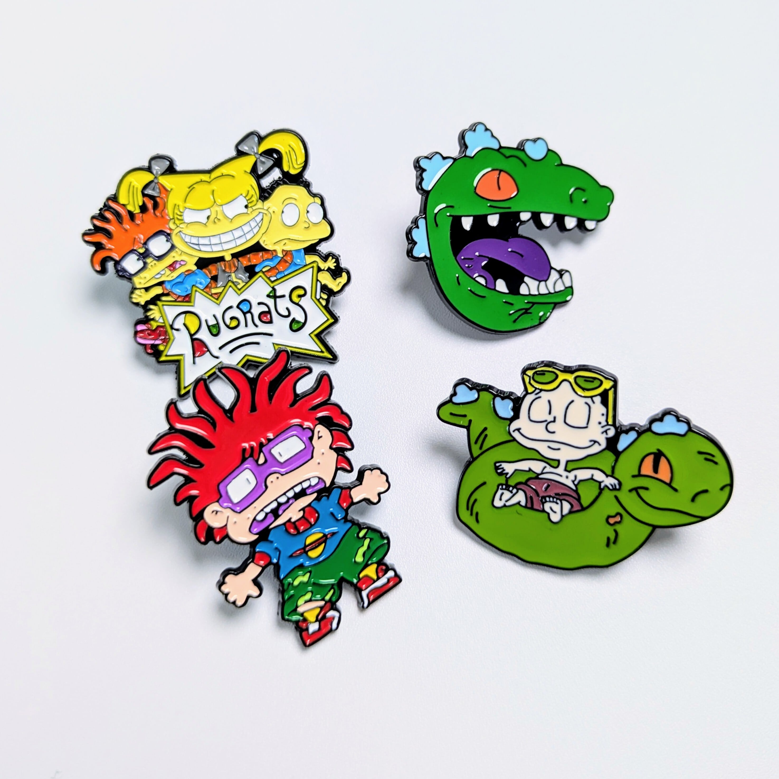 ♧ 送料無料！ 【 Rugrats ( ラグラッツ ) 】 PINS 4P SET / ピンズ / ピンバッジ 〚アメリカン雑貨 アメトイ〛